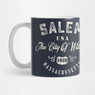 Salem The City Of Witches Massachusetts Vintage Mug